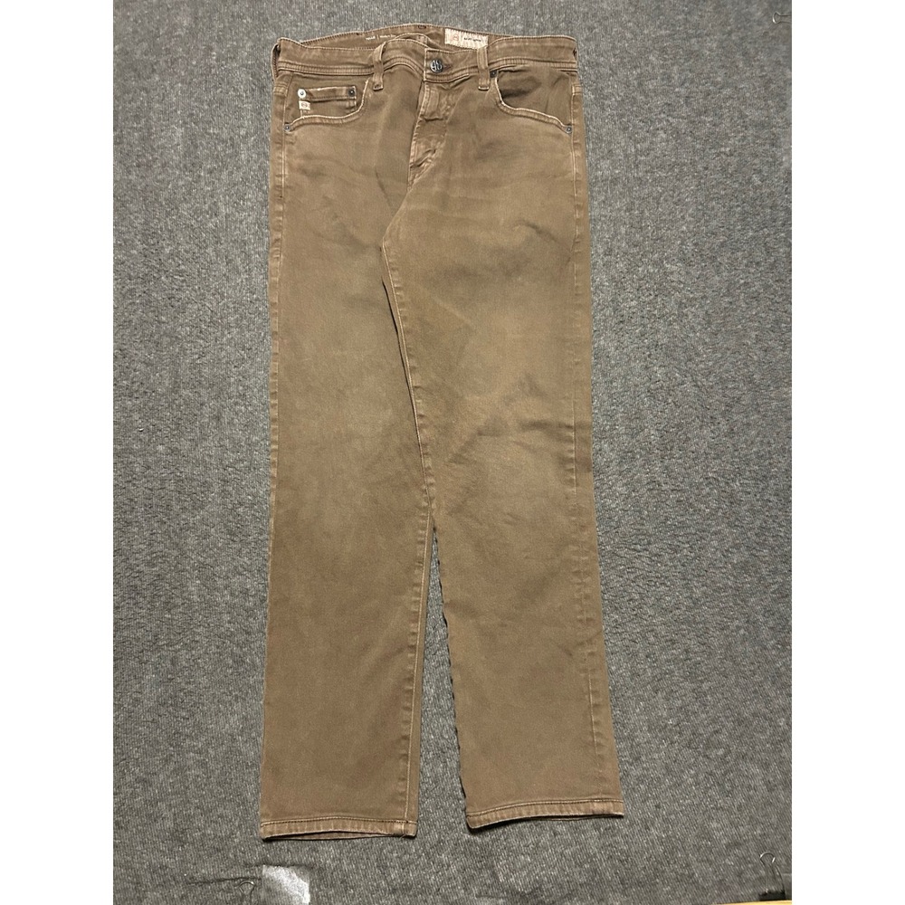 Adriano goldschmied jeans tellis modern slim brown mens fit 32X28 (tag 32X32)